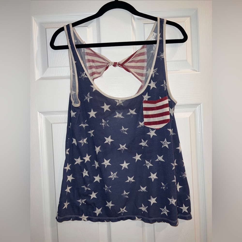 Others Follow American Flag Tank Top- Medium